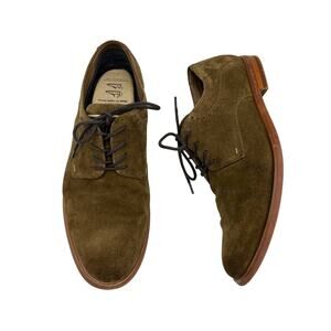 Aston Grey Gwaocia Oxford Suede Tan Dress Shoes Leather Light Academia